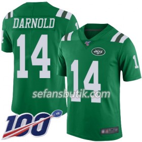 New York Jets Tröjor Sam Darnold 14 Nike Grön 100th - Herr